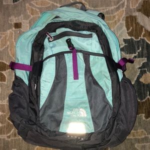 North face recon backpack Teal